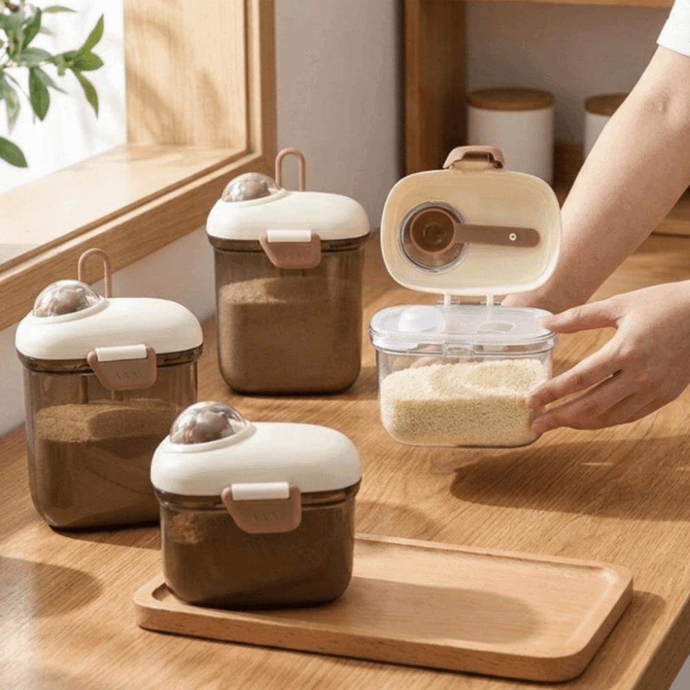 Food Grade Baby Formula Storage Canister Sealed Formula Dispenser Baby Outdoor Travel