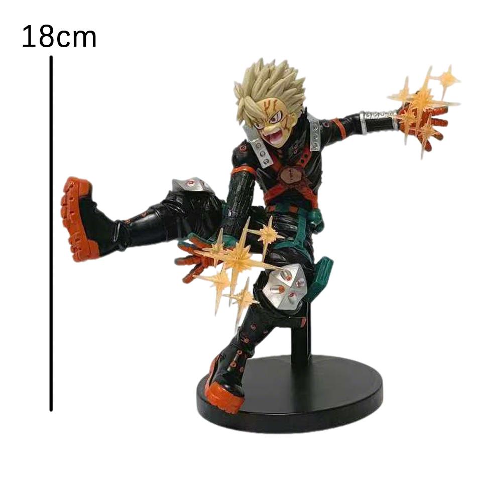 18cm Boku no My Hero Academia Anime Figures Katsuki Bakugou Action Figure My Hero Academia Model PVC Statue Toys Gifts