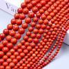 Creative High Quantity Bracelets Natural Stone DIY Neckalce Loose Beads 4/6/8/10mm Pendants Redstone 60/50/40/30PCS Jewelry Making Accessories Round