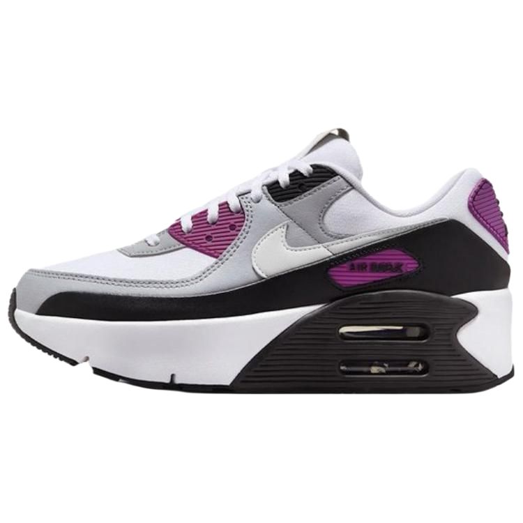 Nike Air Max 90 LV9 Bold Berry Wolf Grey Women Sneakers White Photon-Dust FD4328-109