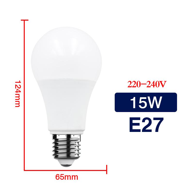 Energy-efficient E27 Globe LED Bulb - Super Bright Plastic-Clad Aluminum for Indoor Use