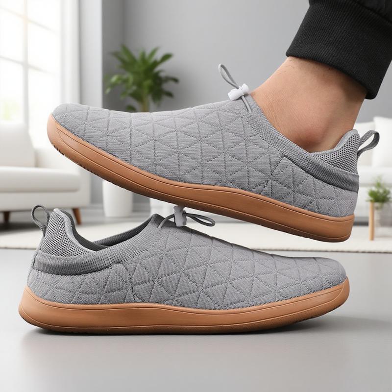 Mens Minimalist Walking Sneakers Shoes Wide Toe Barefoot Casual Wide Last Canvas Black Flat Board Shoes Breathable Mesh Shoes
