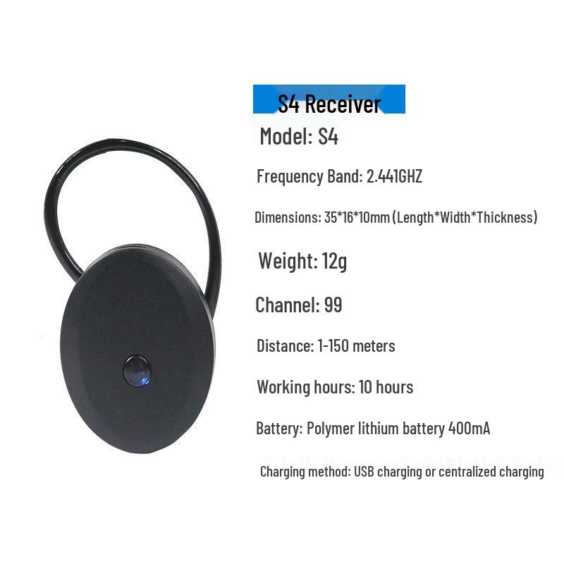 Dual-Speaker Wireless Translator with Noise Reduction for Multi-Group Tours and Conferences