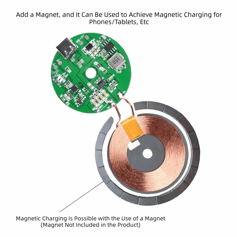 5W/10W/15W/20W Fast Charging Circuit Board High Power Wireless Charging Module  Car Modification
