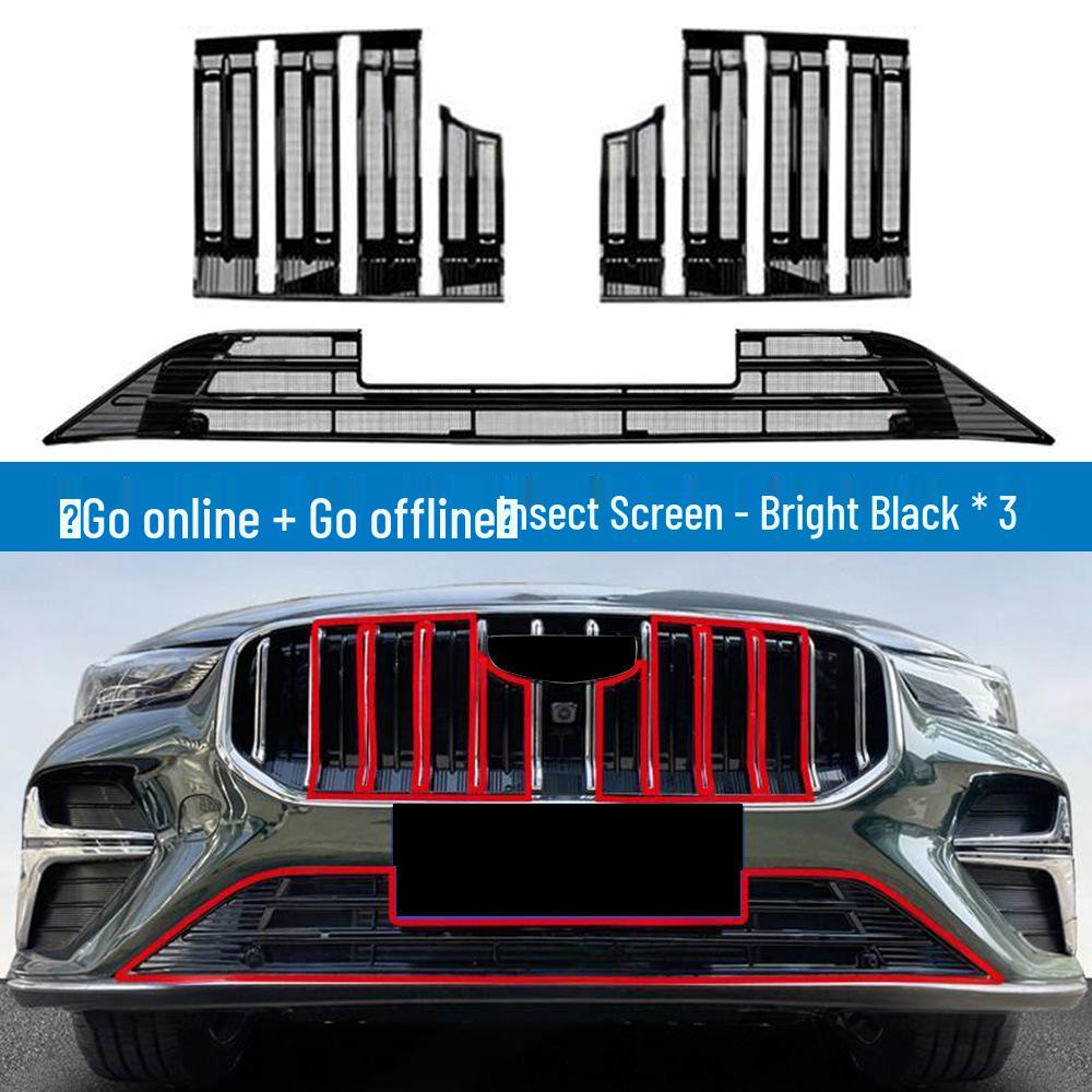 Защитная сетка радиатора Geely Emgrand 5-го поколения: Легко крепится, разборка не требуется