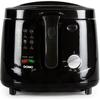 Classic Electric Fryer - DOMO DO461FR - 2.5L - Black - Adjustable Thermostat - Cool Touch