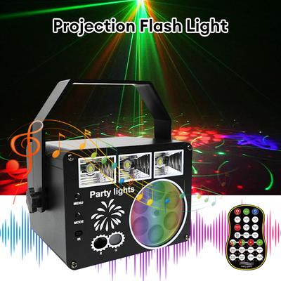 RGB диско сценический свет USB красочный DJ ночной клуб проекционная лампа звуковая активация вспышка диско шар свет для вечеринки караоке праздник