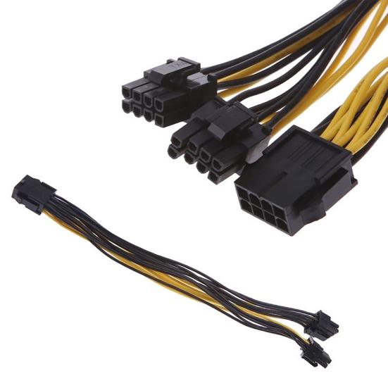 Разветвитель питания видеокарты PCI-E 6-pin на 2x 8-pin PCI Express