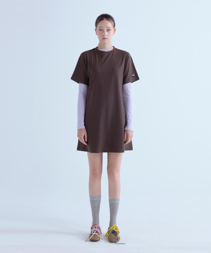 Boyeon Mini Dress Brown 0198