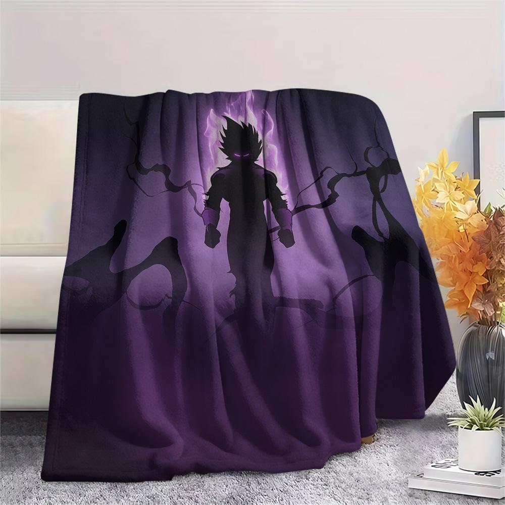 Dragon Ball Print Flannel Blanket, High quality Comfortable for All Seasons, Home Decor, Warmth and Comfort