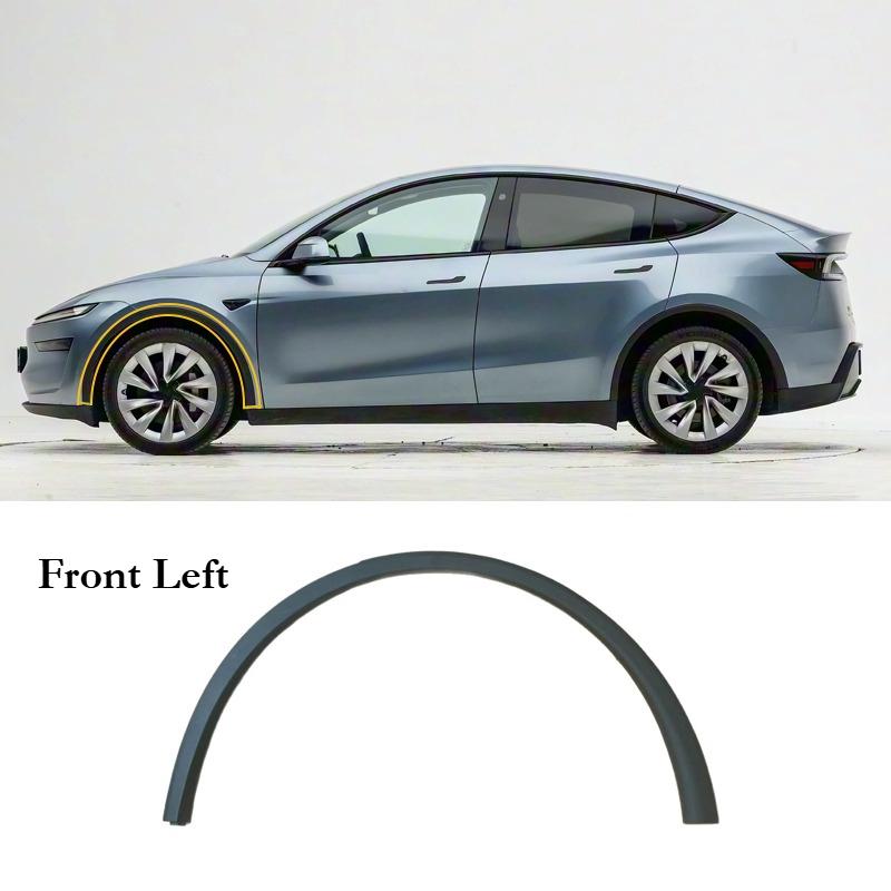 For Tesla Model Y Juniper 2024 2025 2026 Front Rear Wheel Eyebrow Fender Flare Mudguards Tuning