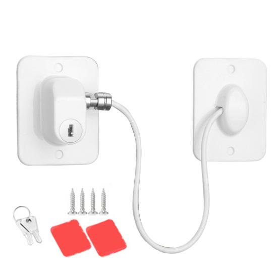 Набор дверных замков холодильника с ключами, защита от детей, инструменты не нужны, безопасность холодильника