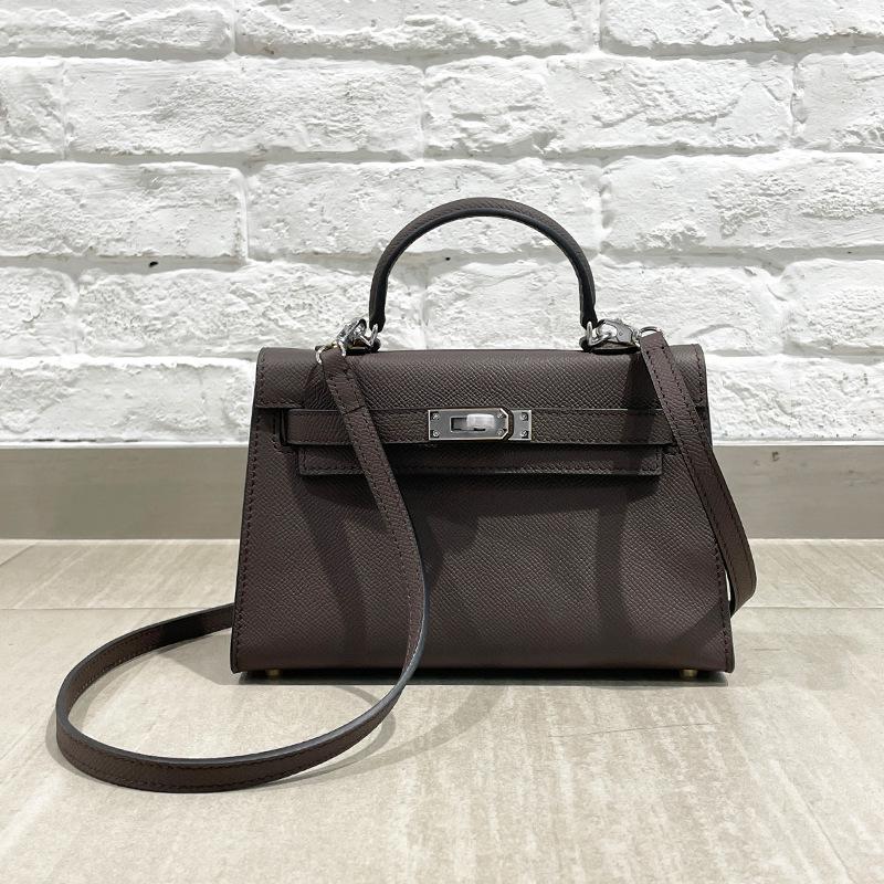 High End Quality Palm Pattern Mini Second-generation Bag Mini Bag Genuine Leather Women's Bag Cowhide Single Shoulder Handbag Crossbody Bag