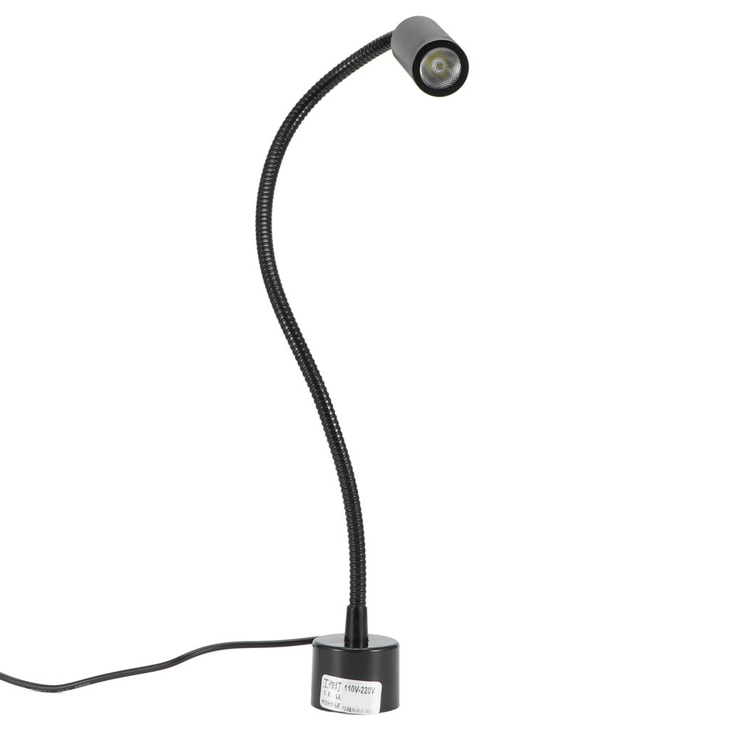 Регулируемый светодиодный рабочий светильник с гусиной шеей и магнитным основанием для токарного станка с ЧПУ