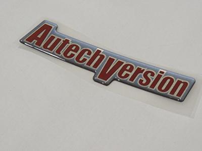 NISSAN NISSAN Оригинальная эмблема Nissan Тип пасты 4 см x 16 см Наклейка Уплотнение Autech Stagea Ремонтные детали для замены износа [версия Autech] Размер
