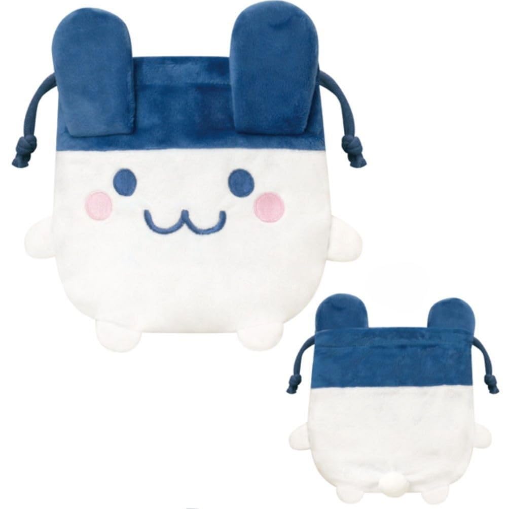 Tamagotchi Drawstring Mimicchi [Kamio Japan] Die-Cut Bag,