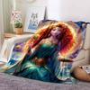 Various Styles and Sizes Cartoon Princess Brave Printed Blanket Bedroom Living Room Sofa Study Kids Room Decor Blanket Potdemiel