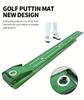 Портативный тренировочный коврик для гольфа для игры в гольф в помещении и на открытом воздухе, 8-футовый паттинг-грин с направляющими для выравнивания, компактное издание, аксессуары для гольфа