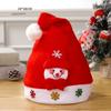 Plush Christmas Hat Polyester Santa Snowman Hat Xmas Cap Xmas Arts Hats  Xmas Gift
