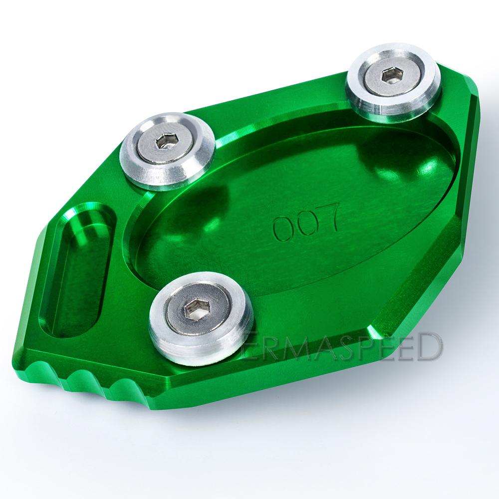 Для NINJA250 NINJA300 Z250 Z300 аксессуары для мотоциклов алюминиевая подставка для ног, боковая подставка, увеличитель, удлинитель, поддержка