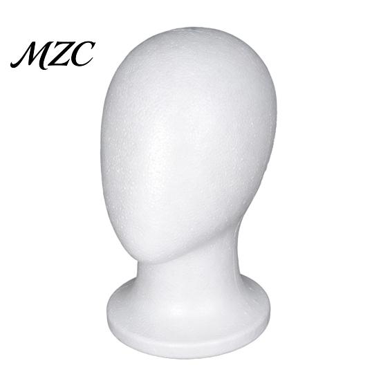 Mannequin Head for Hats Foam Head, Male Female Hat Display Stand, Hairdressing Teaching Aid Lightweight Model Wig Storage Making Supplies