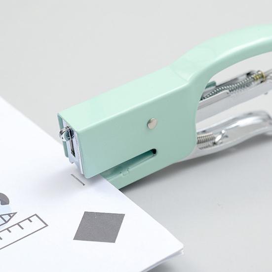 Маленький ручной степлер, степлер на 10-16 листов, с 750 скобами, мини-настольный степлер для офиса, школы, дома, путешествий