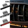 CUVJF1 3D ABS Mercedes Benz Logo AMG Grill Emblem Badge For Mercedes GLC G Class W204 W205 W212 W213 GT Model AMG Sticker Accessories