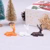 Miniature Dollhouse Deer Statue Elk Ornaments Dollhouse Decoration Accessories