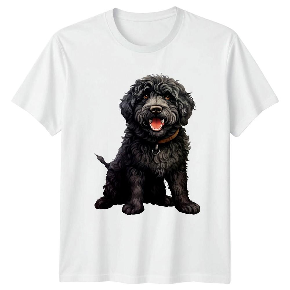 Black Doodle Dog Dogs Animals Unisexs TShirt Unisexs Tee Graphic Unisex Top