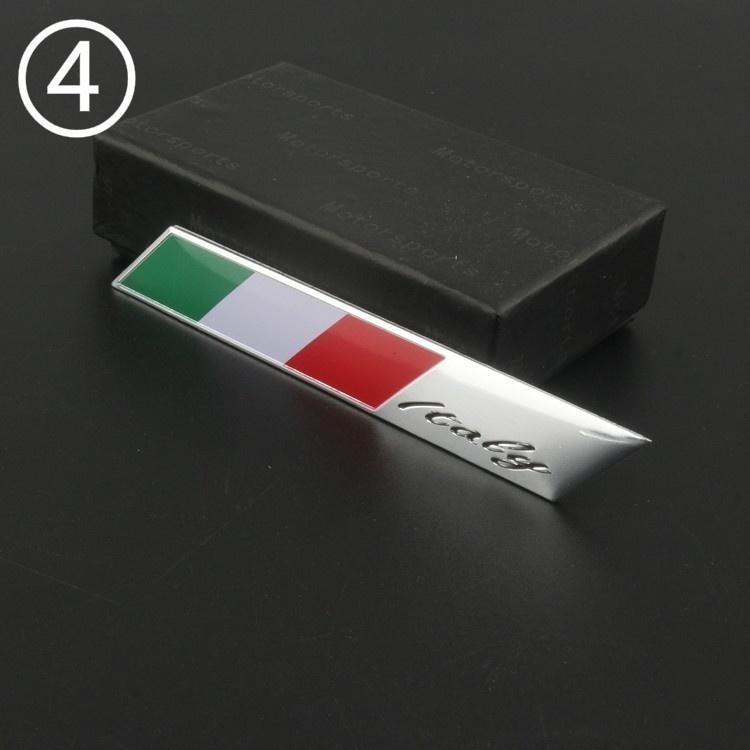 1 Х Национальный Флаг Италии Универсальная Автомобильная Эмблема Наклейка Значок Наклейка Другие Предметы Не Включены