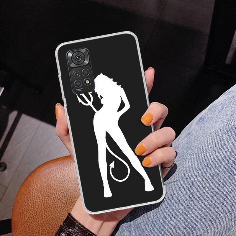 Angel Devil Sexy Girl Phone Case For Xiaomi Redmi Note 15 14 13 12S 12 11 Pro Plus 14S 11S 11E 10 10S 11T 5G Personalized Cover