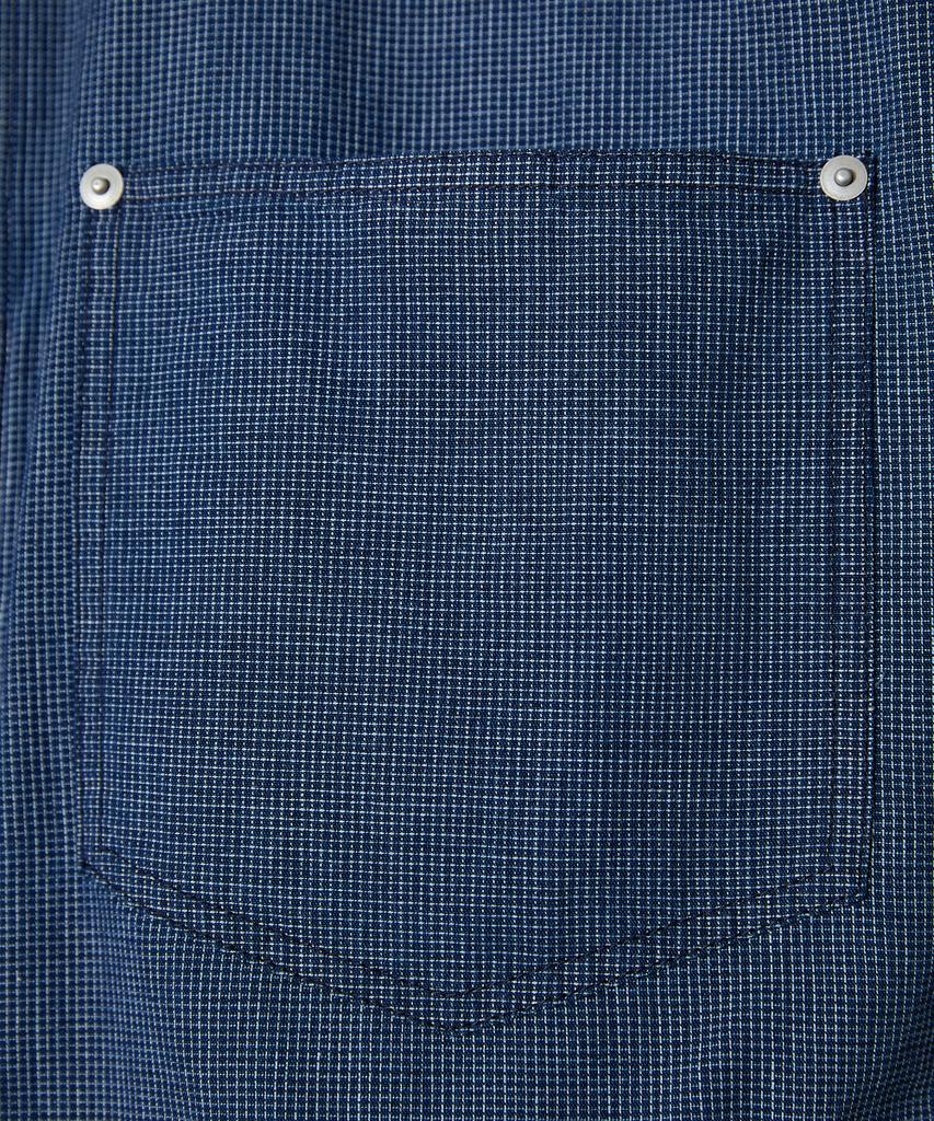 Horlisun Liverty Denim Small Check Jacket Navy