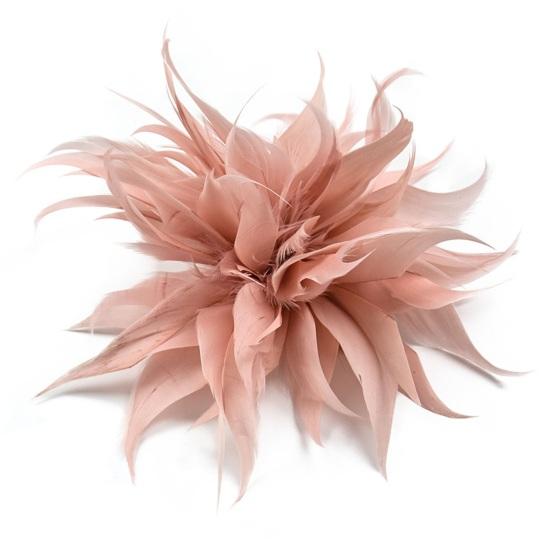 Cloth Feather Flower Brooch Decorative Clothing Pin Suit Lapel Shawl Scarf Badge Women Wedding Party Accessories