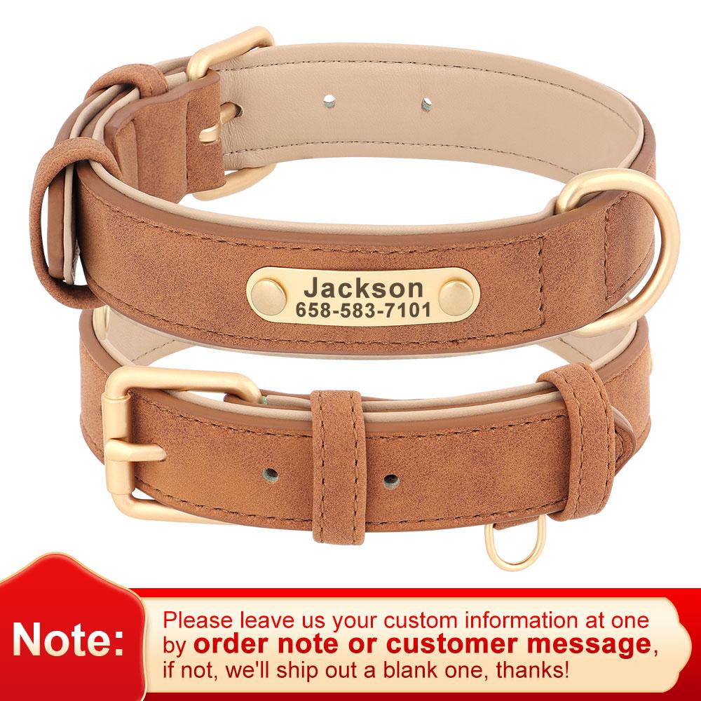 Индивидуальный набор поводков для собак из искусственной кожи, персонализированные ошейники для собак, бесплатная гравированная табличка для маленьких и средних собак, питбуля, лабрадора