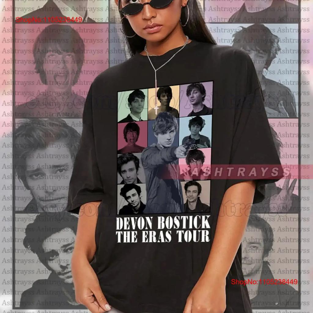 Devon Bostick The Eras Tour Tee Vintage Designer Clothes Casual Homme Fashion Stylish Breathable Stretched Streetwear