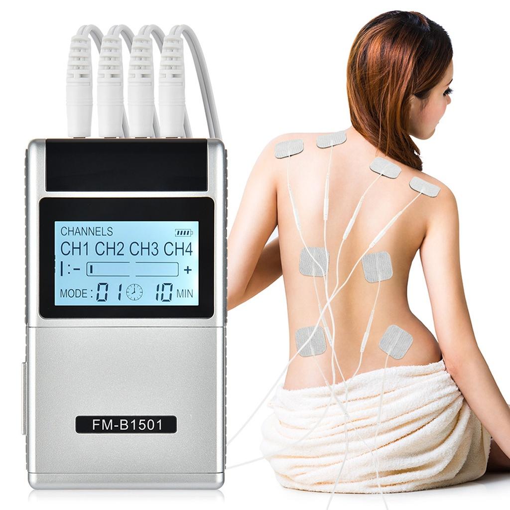 20 скоростей Электрический TENS-аппарат Портативный импульсный массажер Цифровая терапия Полный массажер Обезболивание Акупунктура