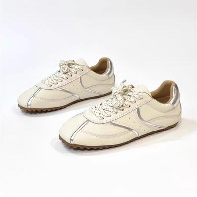 Ретро Форрест Гамп немецкие тренировочные туфли женские 2025 весна и лето новые на плоской подошве белые туфли удобные и легкие модные повседневные кеды