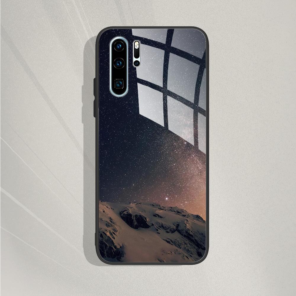 Чехол для Huawei P30 Lite Чехол P30 Lite Чехол из закаленного стекла Милые силиконовые чехлы для телефона Для Huawei P 30 Чехлы для Huawei P30 Pro