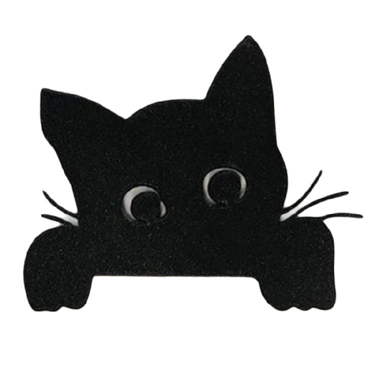 Practical Sturdy Metal Cats Door Ornament Wall Hanging Decoration Accessory for Celebratory and Everyday Setting