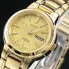 Модель SEIKO5 SPORTS Seiko Five Automatic Manual Ladies Watch All Gold Shine Dial SYME46K1 & [Часы] [Обратный импорт]
