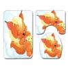 Animation Bathroom Floor Mat Three-Piece Bathroom Carpet Toilet Mat Set Door Mat Bathroom Non-Slip Mat