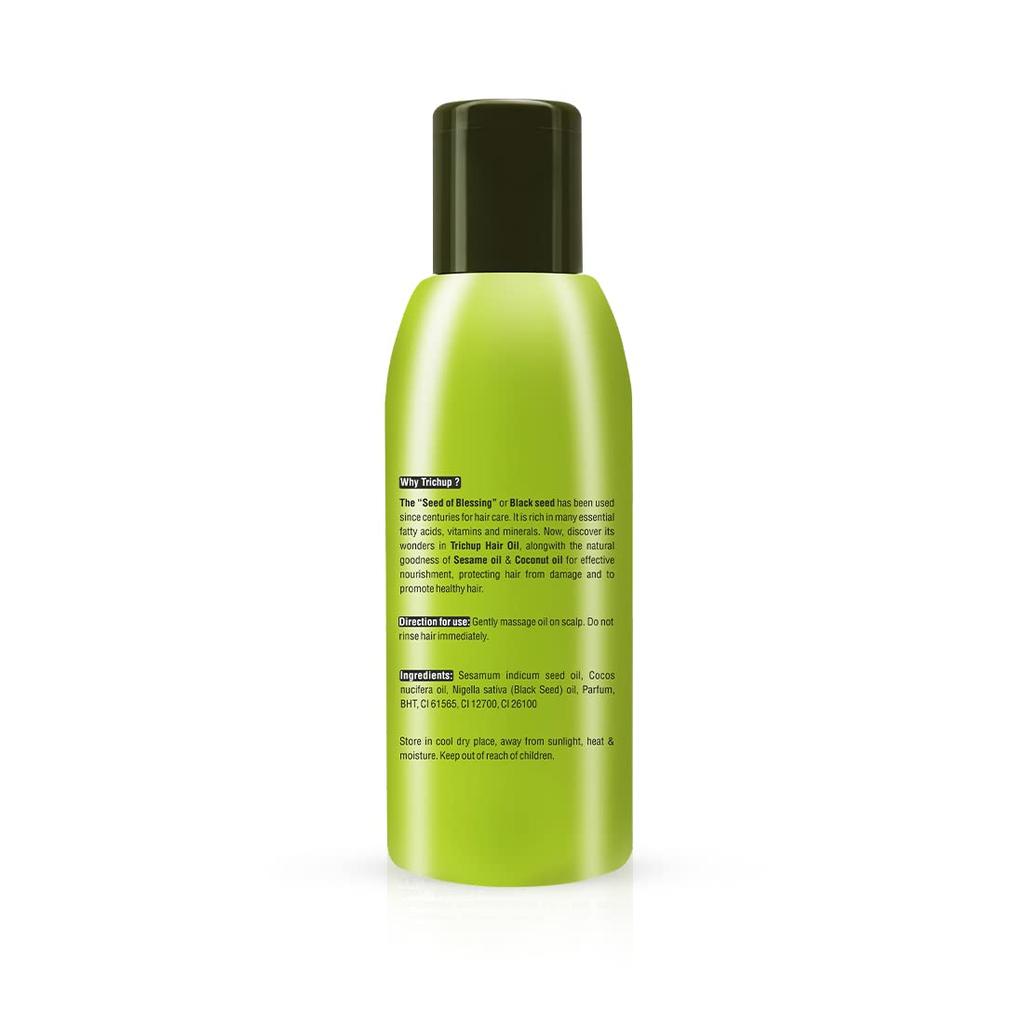 Trichup Black Seed Hair Oil 100mlx Pack of 2 – Strengthen, Nourish & Promote Healthy, Shiny Hair