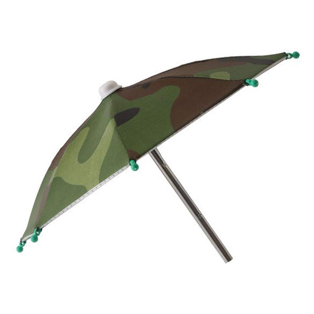 Portable Mini Umbrella Phone Stand, Universal Phone Umbrella for Outdoor Rain & Sun Waterproof Sun Shade Holder for Smartphones