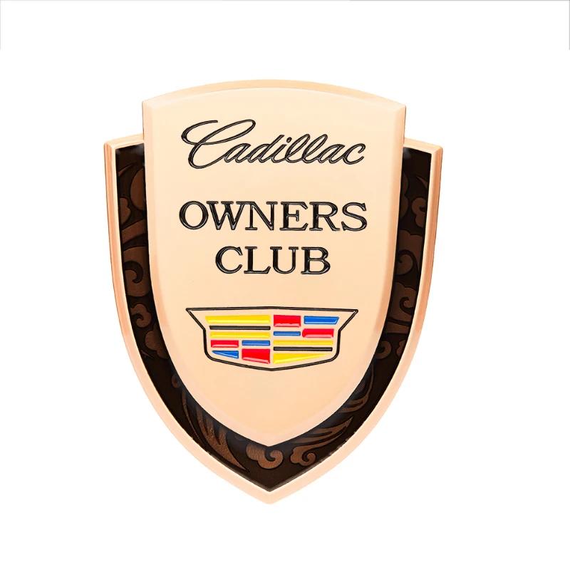 Значок-эмблема щит с логотипом автомобиля для Cadillac Seville XT4 CT4 CT5 ATS SLR STS EXT CTS Escalade Coupe Автомобильные боковые наклейки Аксессуары