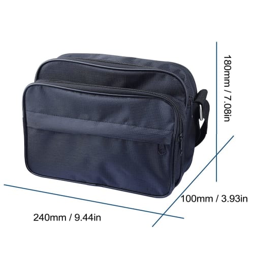 Fiber Optic FTTH Tool Kit with Optical Power Meter, Fiber Cleaver, Wire Stripper, Fiber Optic Cold Splice Tool Set with Storage Bag