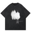 Streetwear Men Freak Shadow Graphic Unisex T-Shirt