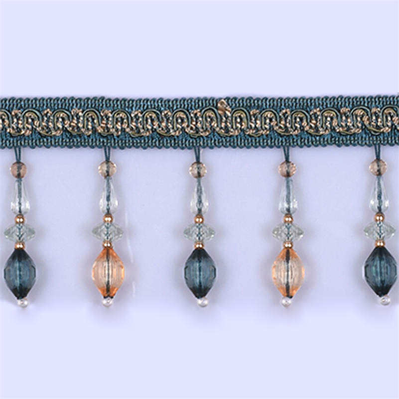 3-метровые подвески из хрустальных бусин для штор, бахрома, кисточки, отделка, обивка, свадебный декор