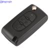 Jingyuqin 20ps Car Key Case Shell For Peugeot 307 407 308 607 For Citroen C2 C3 C4 C5 C6 C8 XSARA PICA CE523 HU83 CE536 VA2