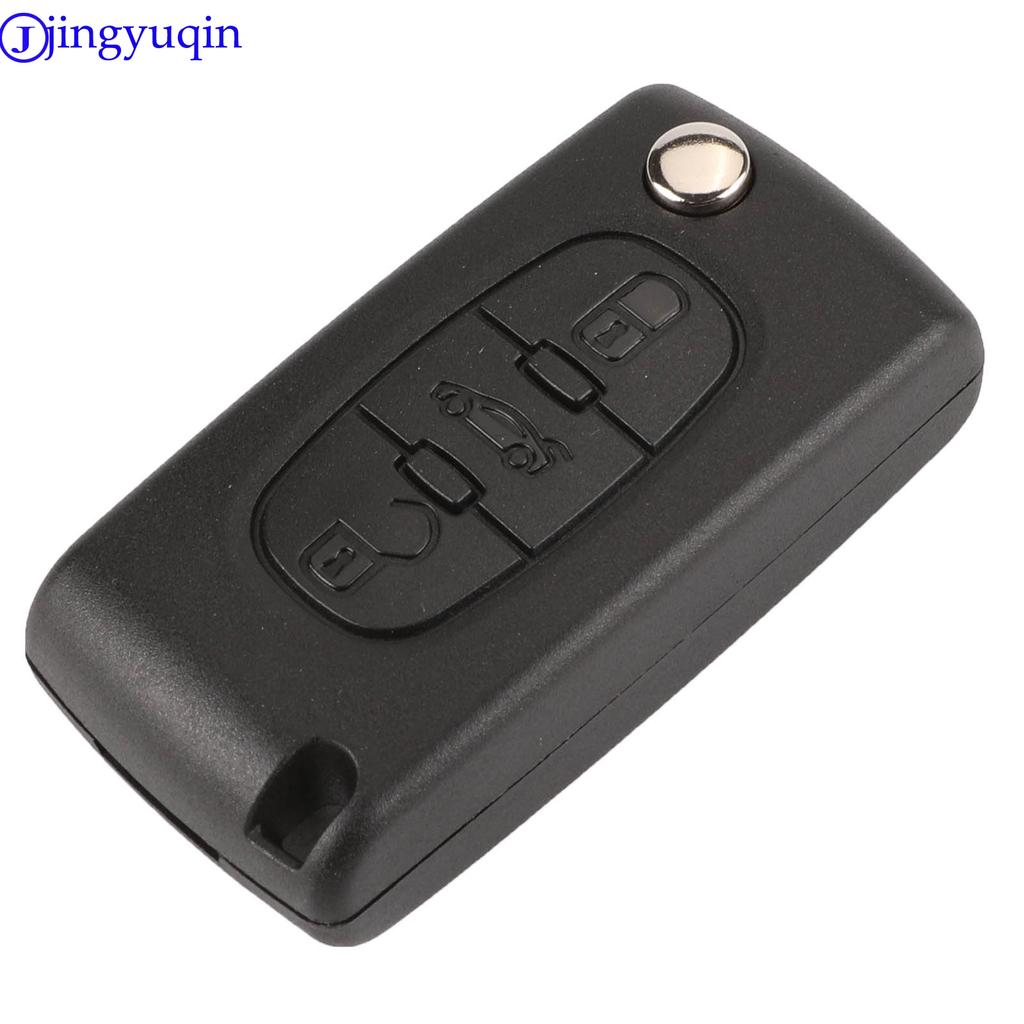 Jingyuqin 20ps Car Key Case Shell For Peugeot 307 407 308 607 For Citroen C2 C3 C4 C5 C6 C8 XSARA PICA CE523 HU83 CE536 VA2