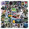 10/50 шт. Мультяшные стикеры «Стрельба» Halo DIY Стикеры для скрапбукинга Телефона Багажа Скейтборда Виниловые Водонепроницаемые Граффити Наклейки